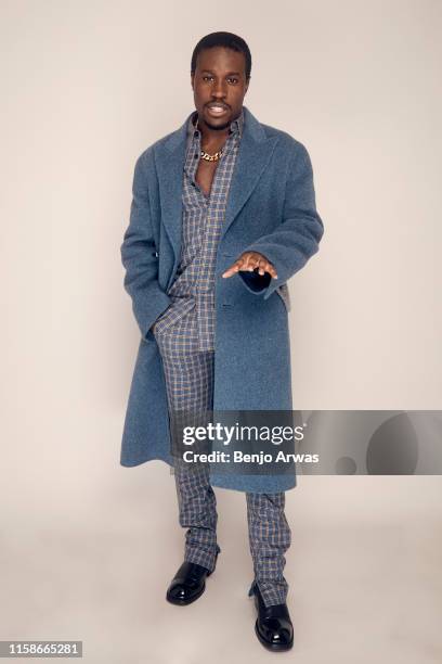 Shameik Moore of Hulu's 'Wu-Tang: An American Saga' poses for a portrait during the 2019 Summer TCA Portrait Studio at The Beverly Hilton Hotel on...