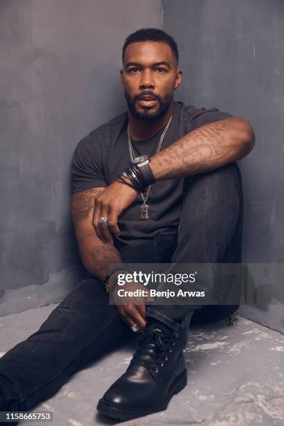 Omari Hardwick of Starz's 'Power' poses for a portrait during the 2019 Summer TCA Portrait Studio at The Beverly Hilton Hotel on July 26, 2019 in...