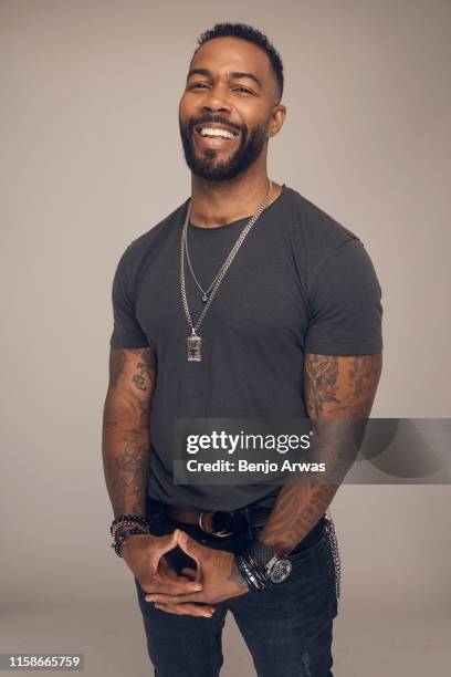 Omari Hardwick of Starz's 'Power' poses for a portrait during the 2019 Summer TCA Portrait Studio at The Beverly Hilton Hotel on July 26, 2019 in...