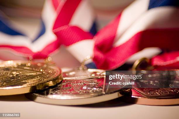 medallions - silver medal bildbanksfoton och bilder