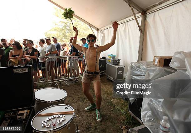 General view of atmosphere during Bonnaroo 2011 at Cafe Where on June 10, 2011 in Manchester, Tennessee.