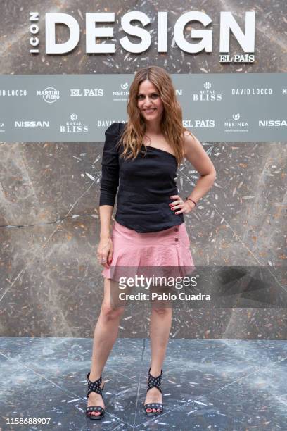 Actress Itziar Ituño attends Icon Design 3rd Anniversary at Lazaro Galdiano Museum on June 27, 2019 in Madrid, Spain.