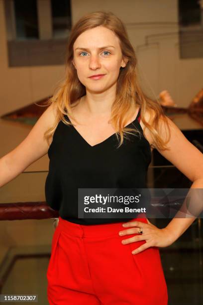 Faye Marsay attends the press night after party for The Donmar's production of "Europe" at The h Club on June 27, 2019 in London, England.