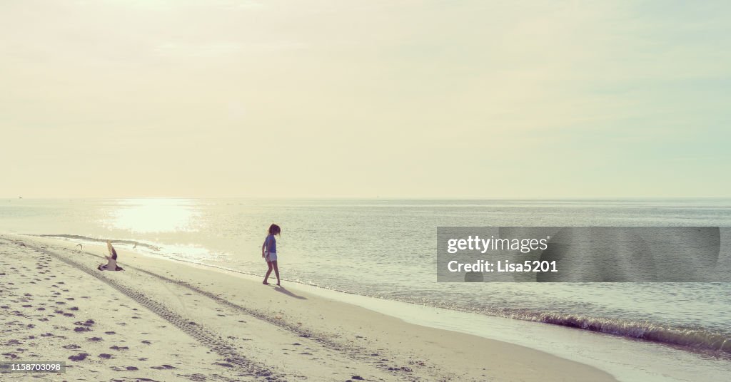 Girl at the beach