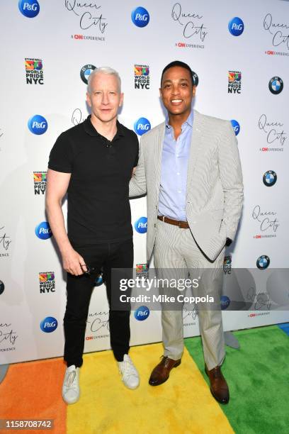 Anchors Anderson Cooper and Don Lemon attend QUEER CITY: A CNN Experience on June 27, 2019 in New York City. 622001