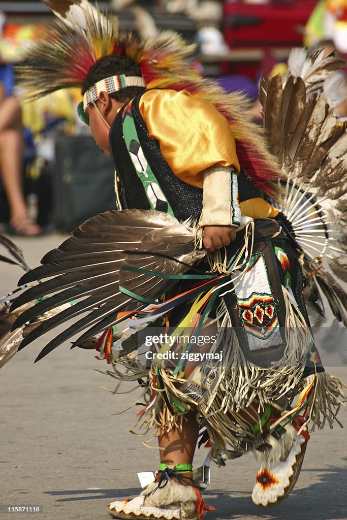 Young Native American Dancer