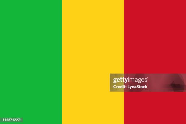 national flag of mali - mali stock illustrations