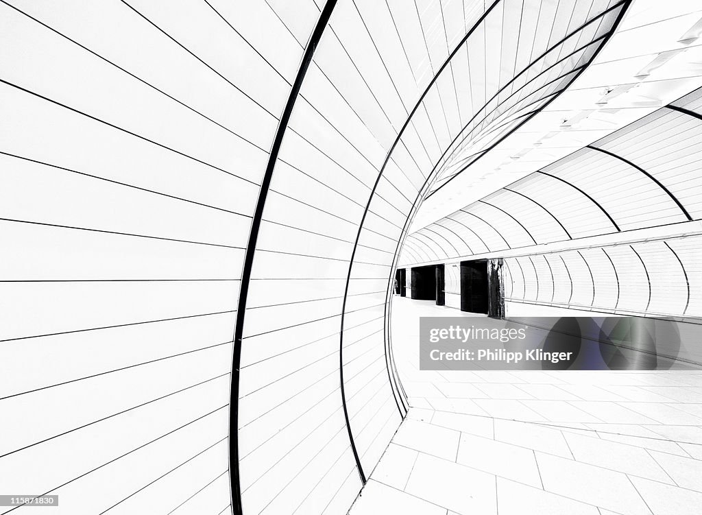 Futuristic Metro Station