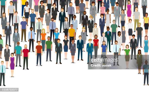 Large Group Of People High-Res Vector Graphic - Getty Images