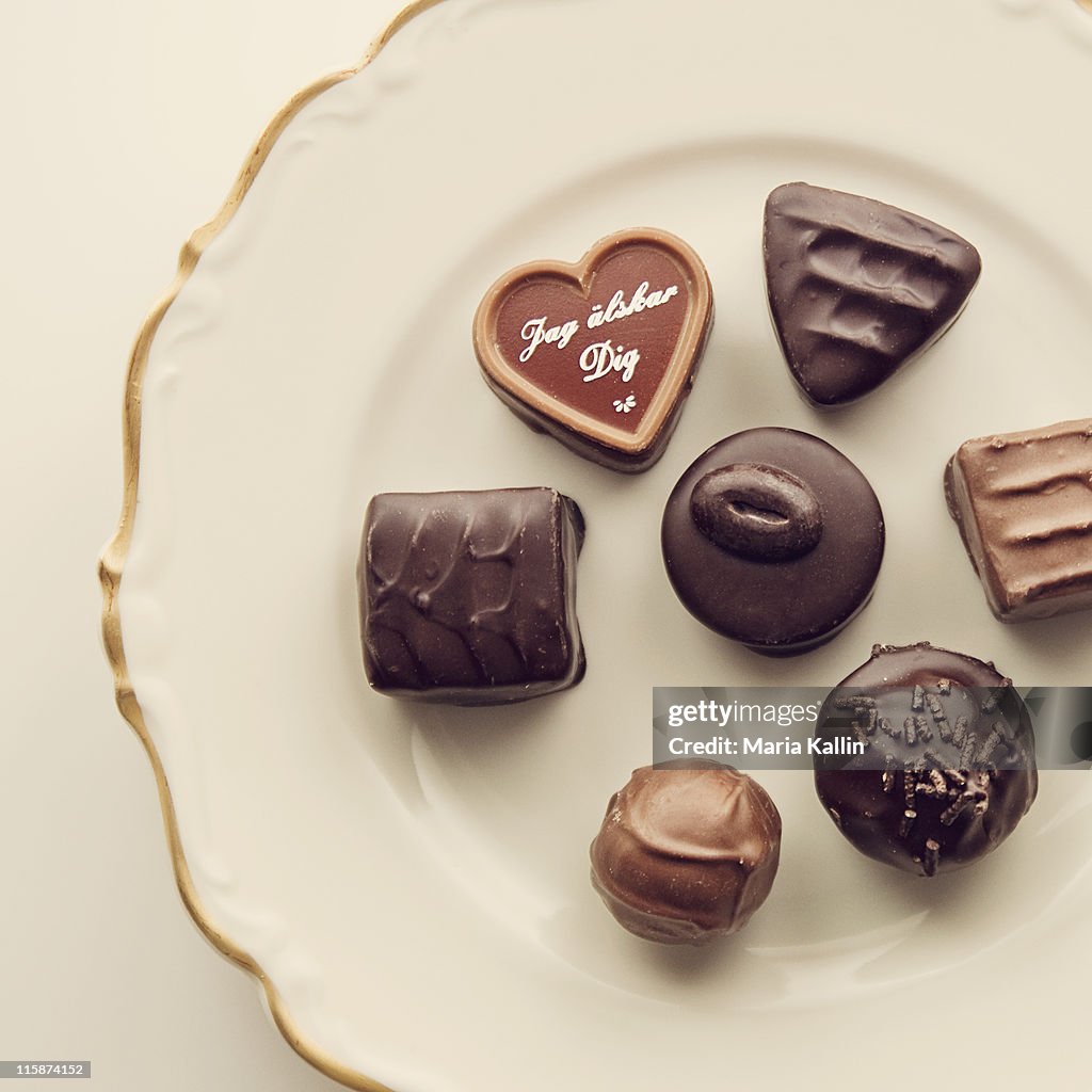 Chocolate pralines