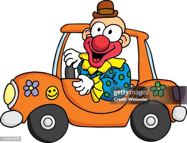 clown car 2 - hump stock illustrations