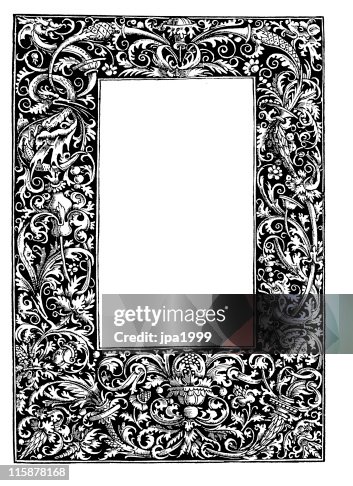 Decorative frame from 16th century Decorative frame from 16th century