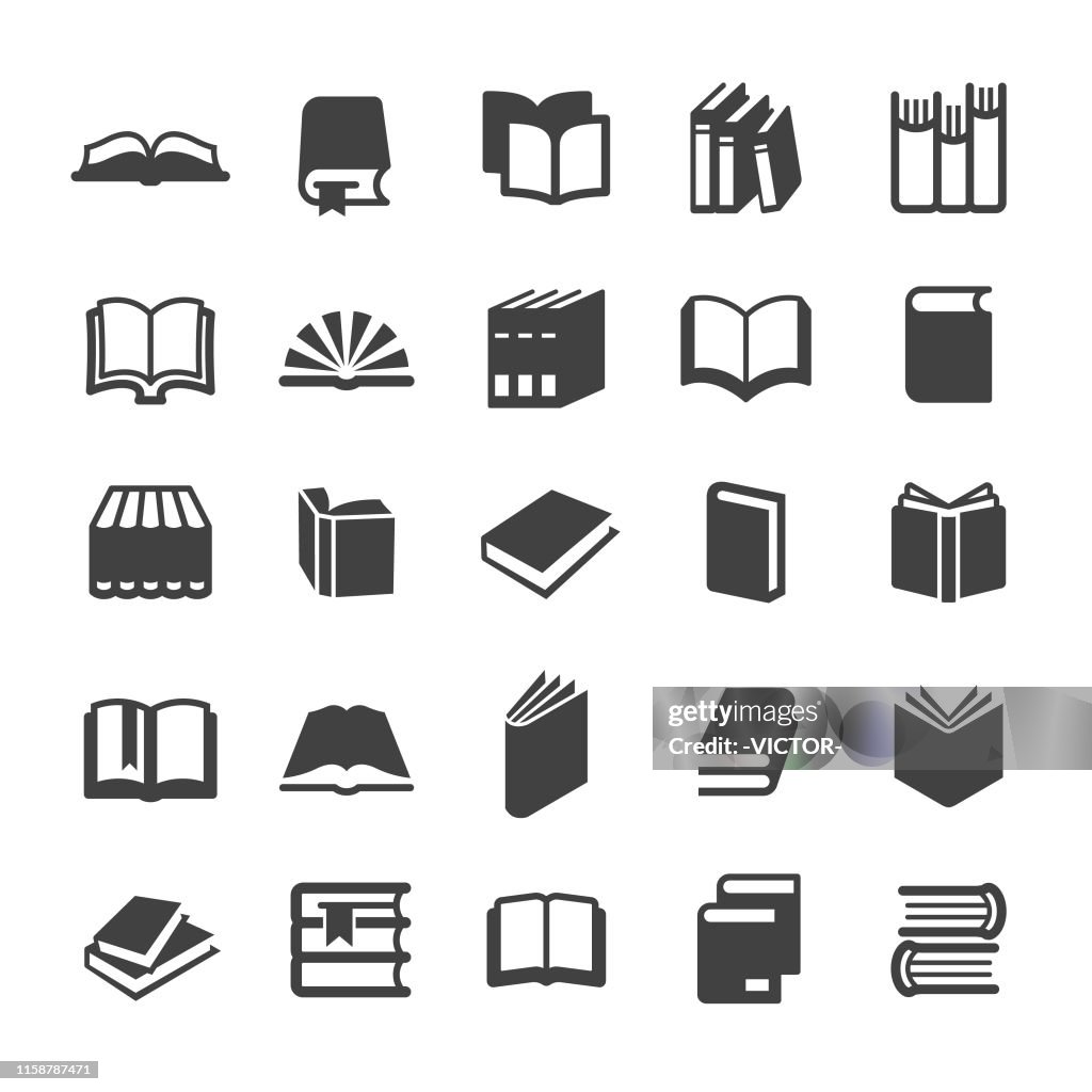 Books Icons Smart Series High-Res Vector Graphic - Getty Images