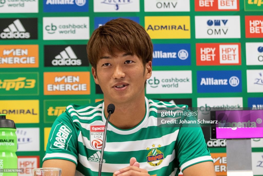 SK Rapid Wien Unveils New Signing Koya Kitagawa...