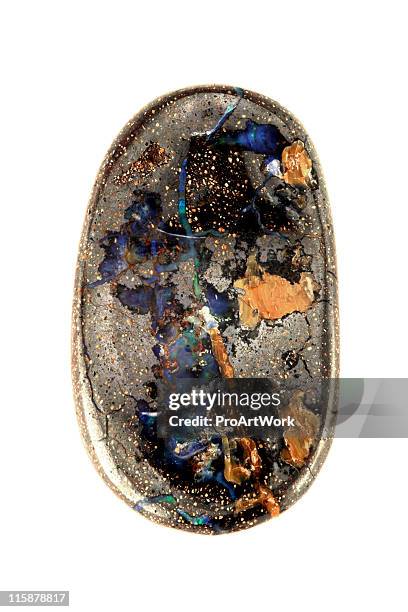 fancy boulder opal - opal stock pictures, royalty-free photos & images