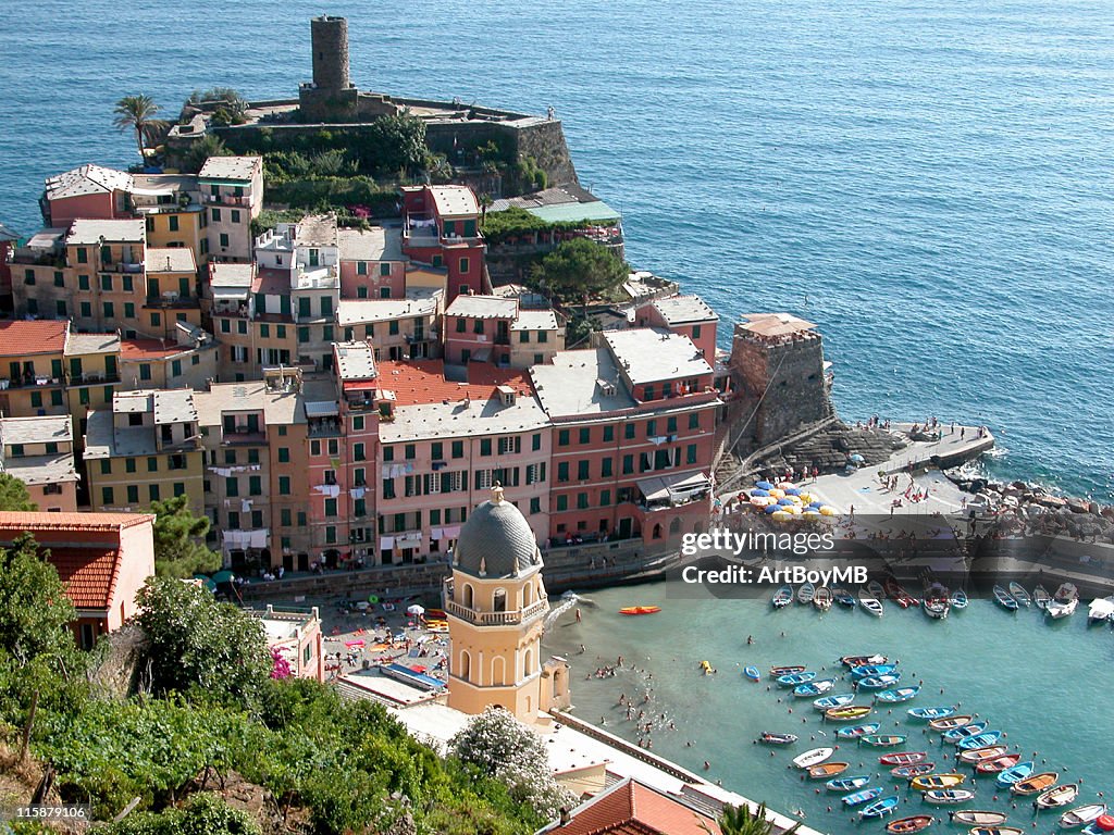 Vernazza in Cinque Terra in Italia