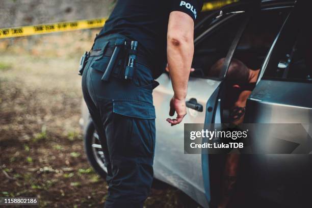 crime scene investigation - dead gangster stock pictures, royalty-free photos & images