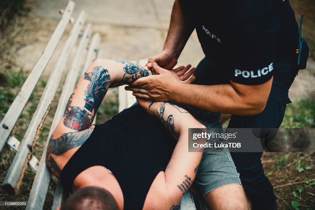 Pointing to the criminal