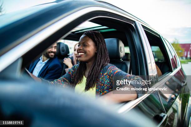 ride sharing with great people - carpool stock pictures, royalty-free photos & images