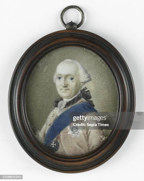 Karl Wilhelm Ferdinand, 1735-1806, Duke of Brunswick - Luneburg, Gerrit Kamphuysen Portrait miniature