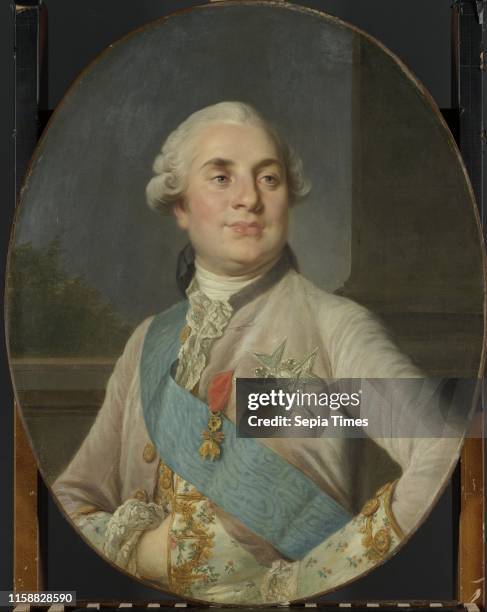 Portrait of Louis XVI, King of France, workshop of Joseph Siffrede Duplessis, c. 1777 - c. 1789