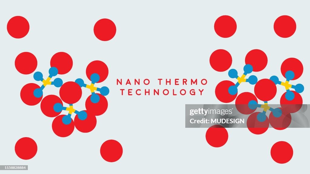 Technology abstract symbol. Nano Thermo Technology