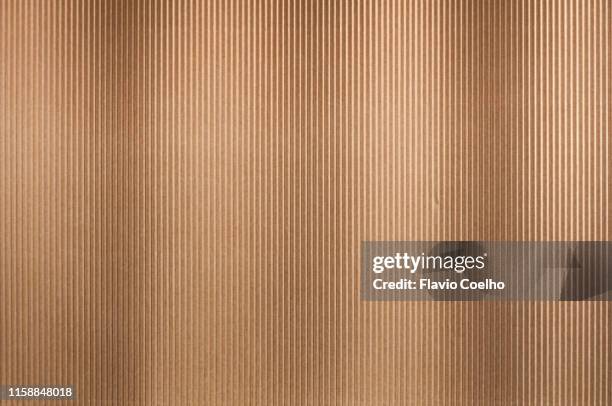 corrugated cardboard paper sheet - wellpappe stock-fotos und bilder