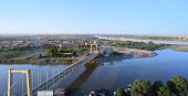 Tuti Bridge and Tuti Island, where the White Nile and Blue Nile merge to form the main Nile - Khartoum, Sudan