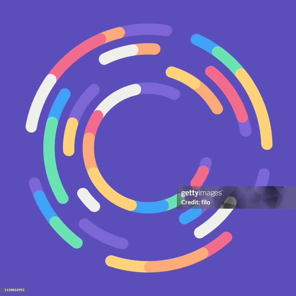 Circle Loading Round Abstract Background