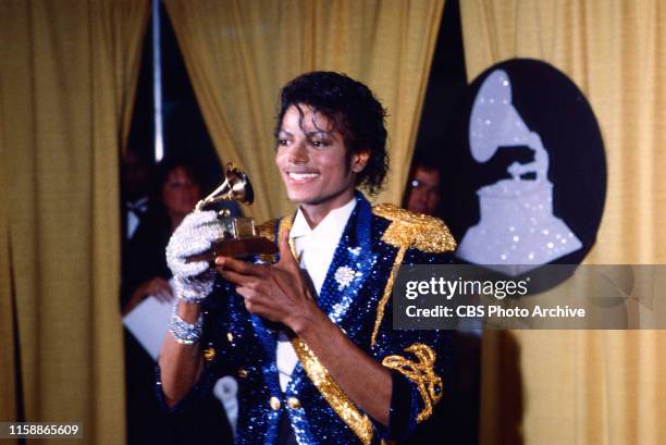 Michael Jackson at the 26th Annual Grammy Awards, Shrine Auditorium, Los Angeles, CA, February 28, 1984.