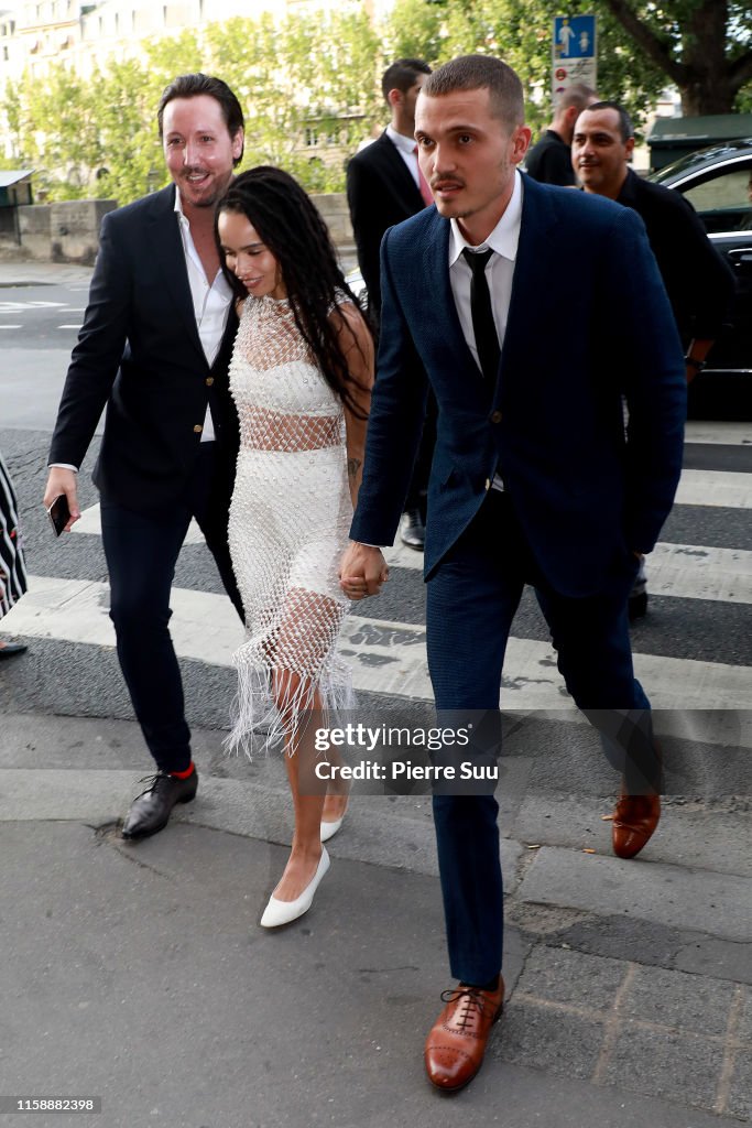 Celebrity Sightings In Paris - June 28, 2019