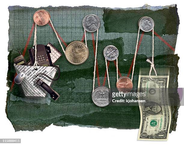 budget balancing act - shopping montage stock pictures, royalty-free photos & images