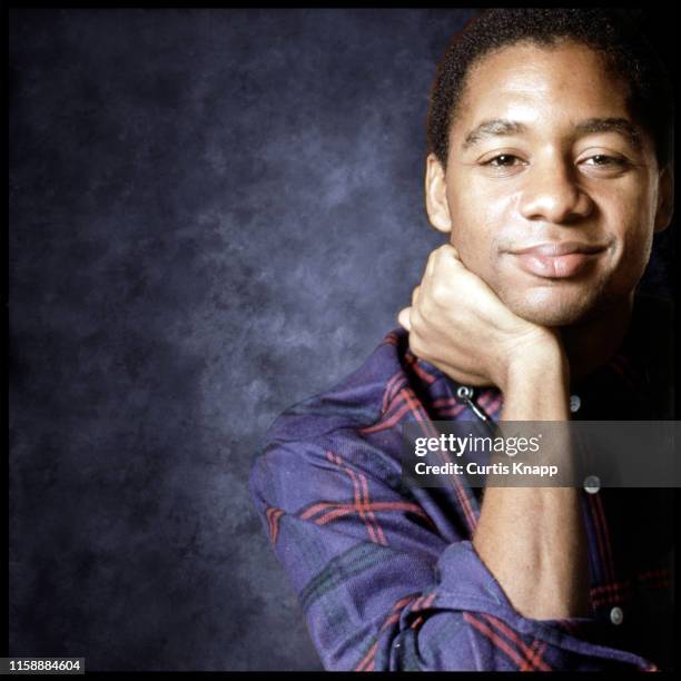 Portrait of American Jazz musician and composer Branford Marsalis, Tokyo, Japan, 1980s.