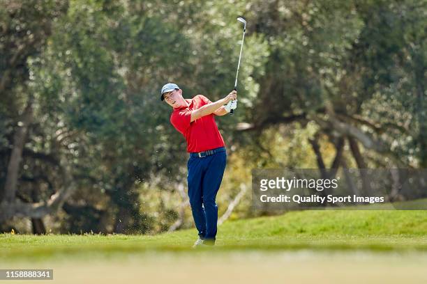 Matthew Fitzpatrick of England during Day 2 of the Andalucia Valderrama Masters at Real Club Valderrama on June 28, 2019 in Cadiz, Spain.