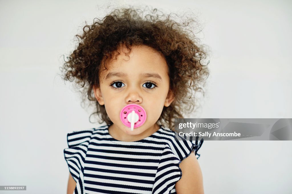 Portrait of a toddler girl