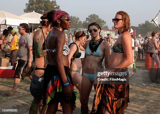 General view of the atmosphere during Bonnaroo 2011 on June 11, 2011 in Manchester, Tennessee.