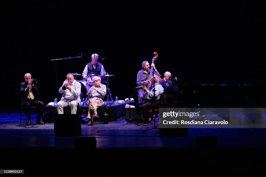 Woody Allen & The Eddy Davis New Orleans Jazz Band Perform In Milan