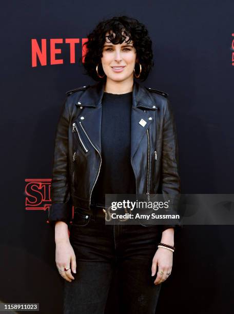 Rumer Willis attends the premiere of Netflix's "Stranger Things" Season 3 on June 28, 2019 in Santa Monica, California.