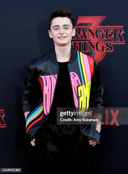 Noah Schnapp attends the premiere of Netflix's "Stranger Things" Season 3 on June 28, 2019 in Santa Monica, California.