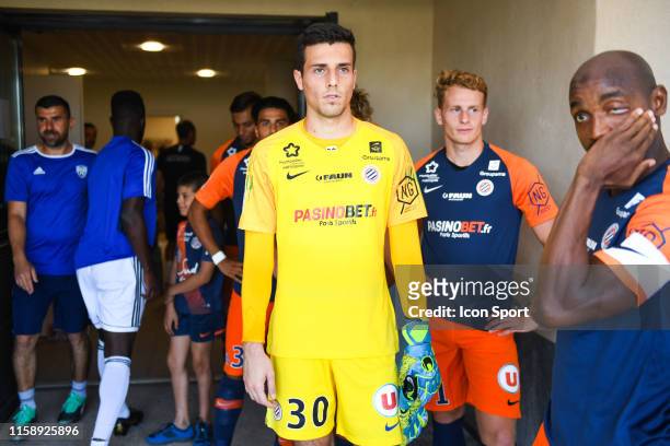 Matis Carvalho of Montpellier during the Friendly match between Montpellier and UNFP on July 31, 2019 in Montpellier, France.