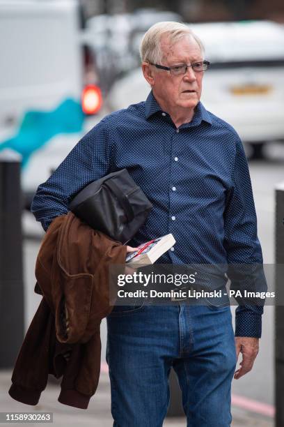 John "Kenny" Collins, ringleader of the Hatton Garden heist, arrives at Westminster Magistrates' Court, London, where he is set to hear if he will be...