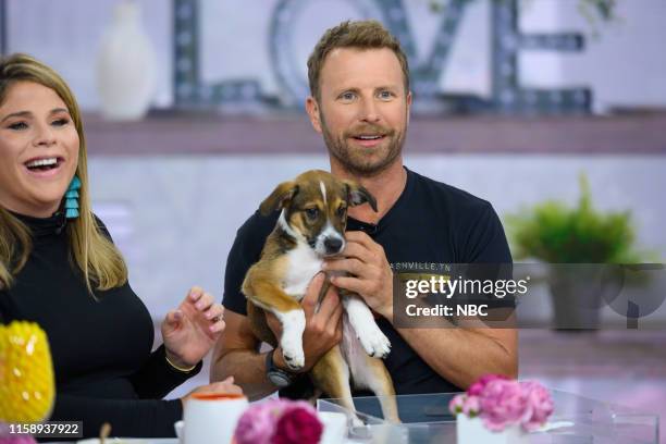 Jenna Bush Hager and Dierks Bentley on Wednesday, August 1, 2019 --