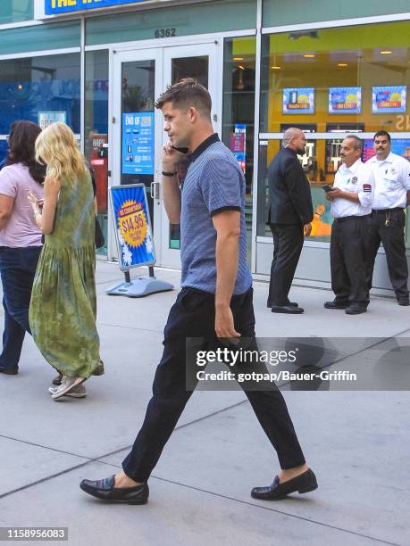 Charlie Carver is seen on August 01, 2019 in Los Angeles, California.