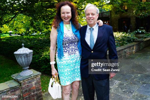 Alix Michel and Van Cushny attend A Country House Gathering To Benefit Preservation Long Island on June 28, 2019 in Locust Valley, New York.