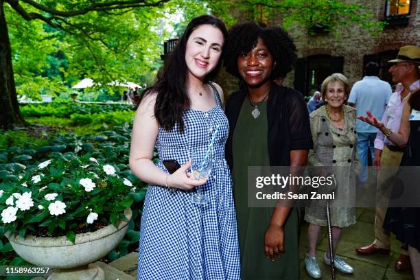 Emelie Latzer and Celeste Samson attend A Country House Gathering To Benefit Preservation Long Island on June 28, 2019 in Locust Valley, New York.