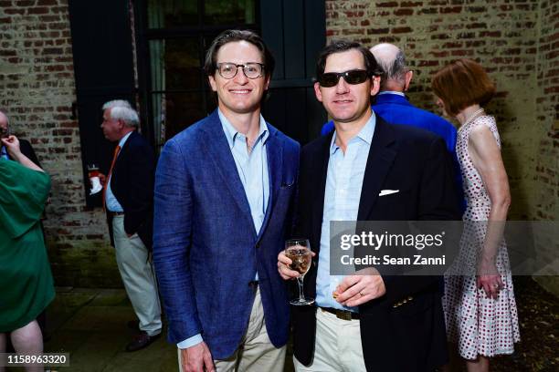 Rob Walsh and Clifton Teagle attend A Country House Gathering To Benefit Preservation Long Island on June 28, 2019 in Locust Valley, New York.