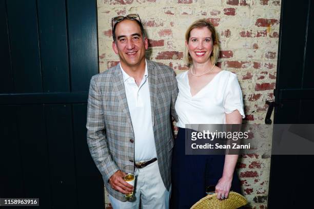 Andrew Kurita and Alexis Barr attend A Country House Gathering To Benefit Preservation Long Island on June 28, 2019 in Locust Valley, New York.