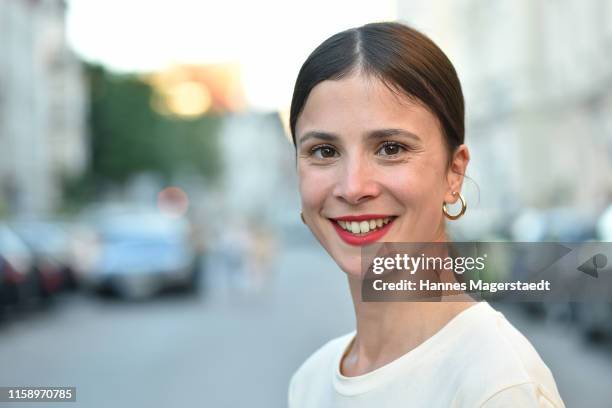 Actress Aylin Tezel attends the ARD Degeto Reception during the Munich Film Festival 2019 at Kaisergarten on June 28, 2019 in Munich, Germany.