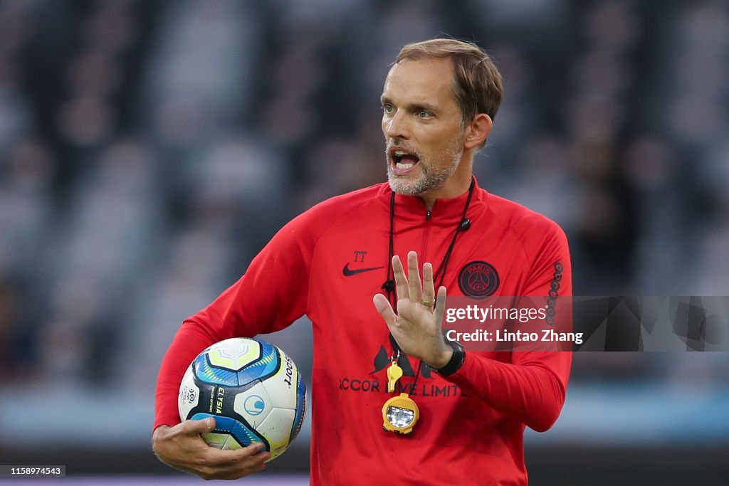 Paris Saint-Germain v Stade Rennais FC - Pre-game Training