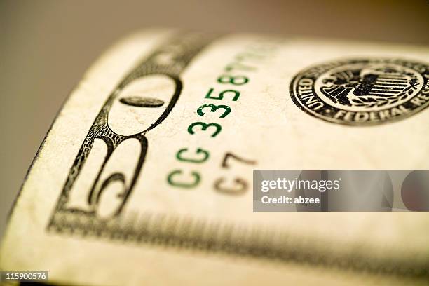 roll of fifties - 50 dollars stock pictures, royalty-free photos & images